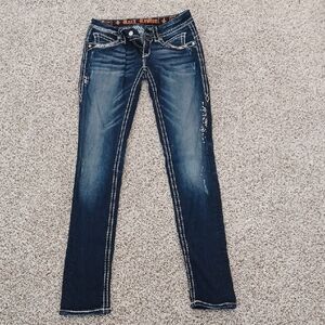 Rock Revival Women's Faded Indigo Skinny Jeans Size 25